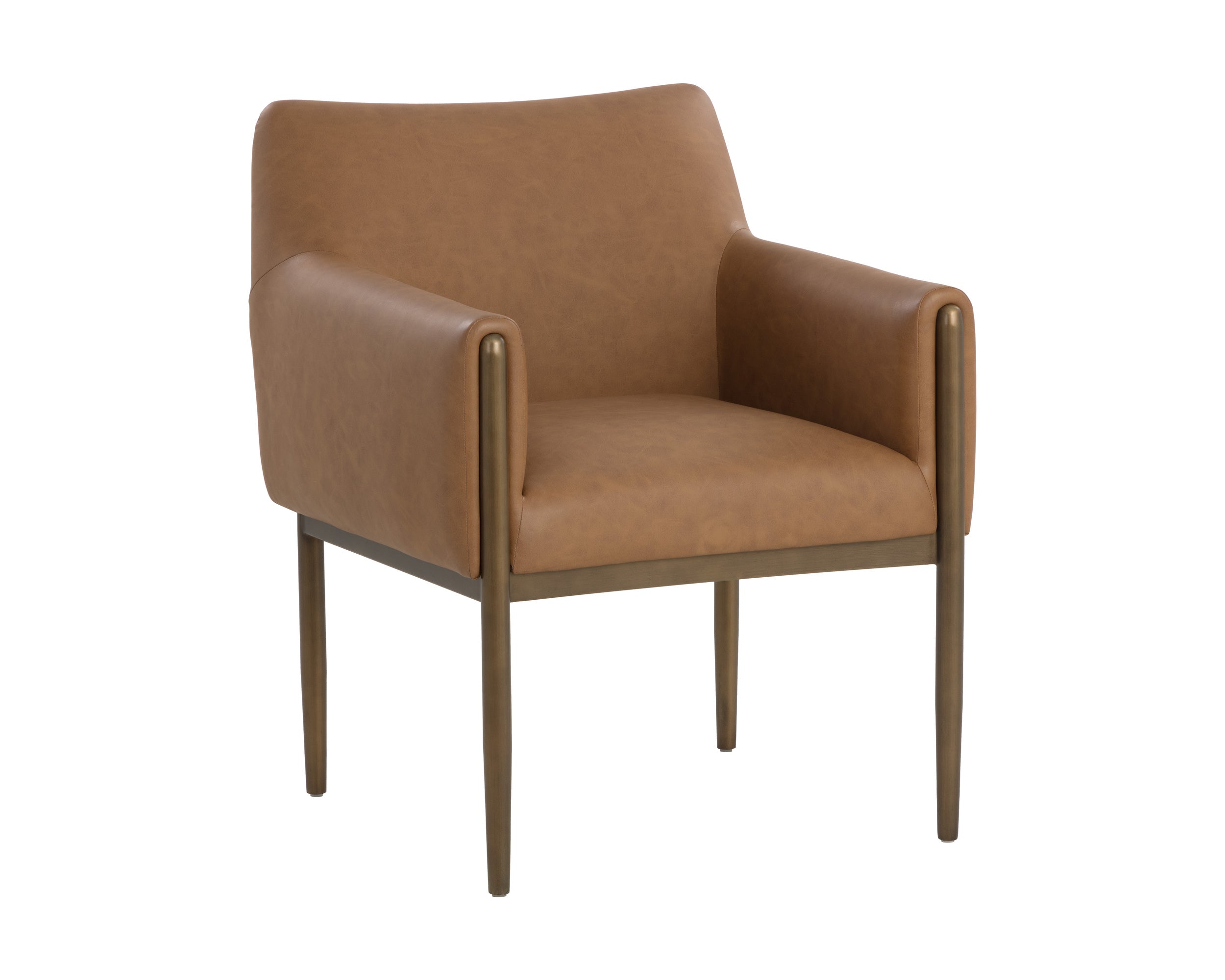 Olea Dining Armchair - Milliken Cognac