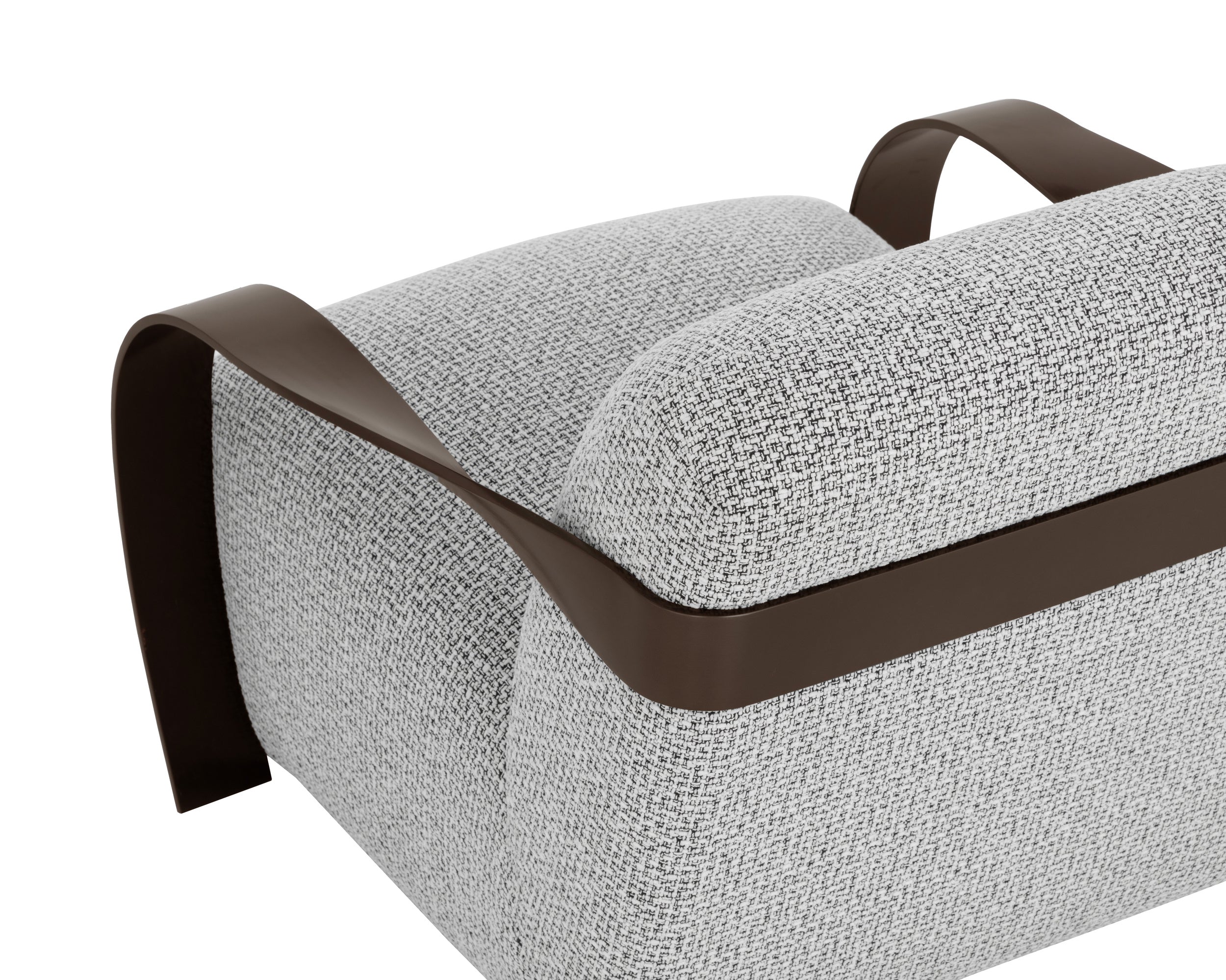 Sonesta Lounge Chair - Dark Bronze - Helios Check Black