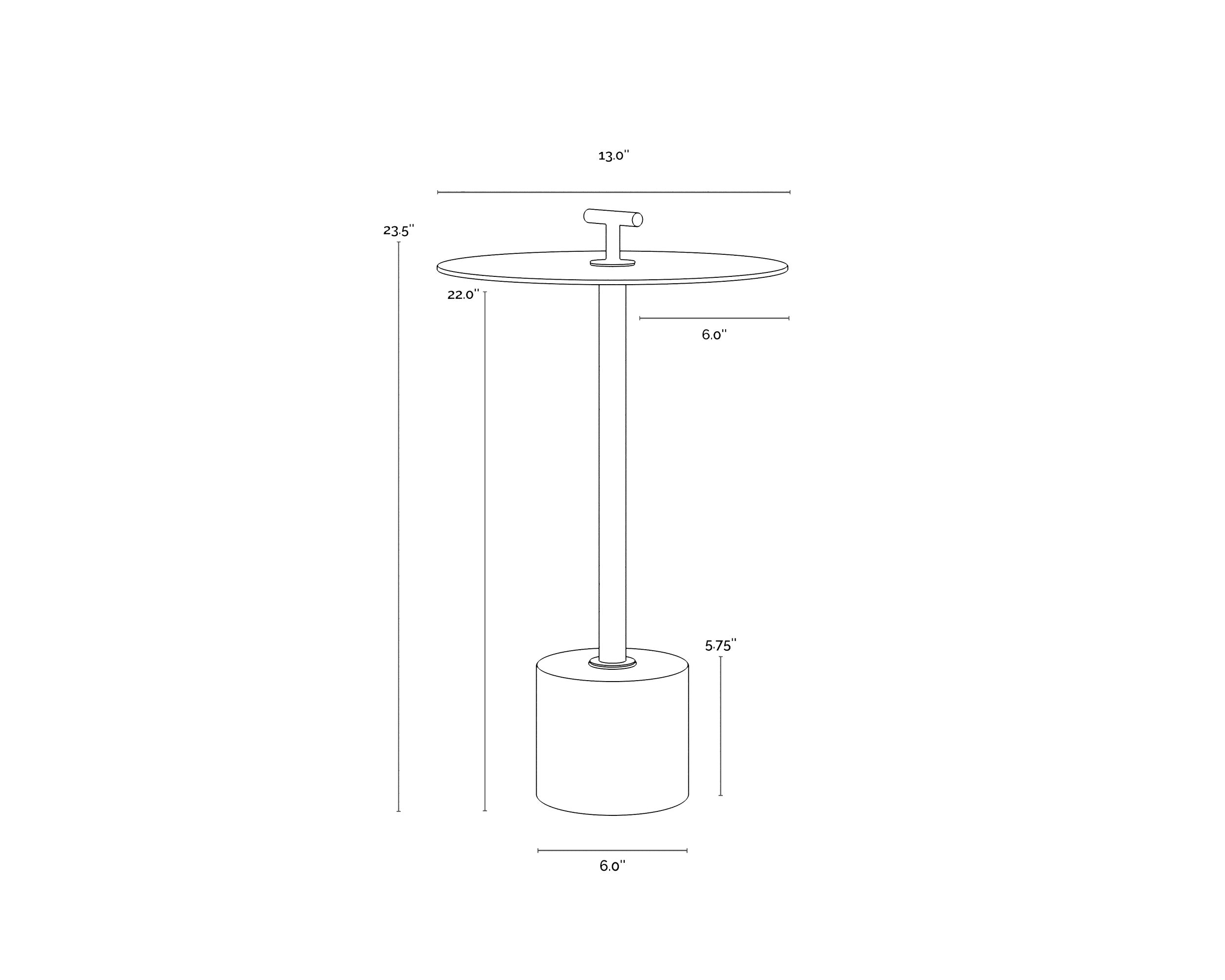 Sia End Table