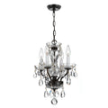 Welton 11'' Swarovski Spectra Crystal English Bronze Chandelier