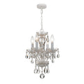 Welton 11'' Swarovski Spectra Crystal Wet White Chandelier