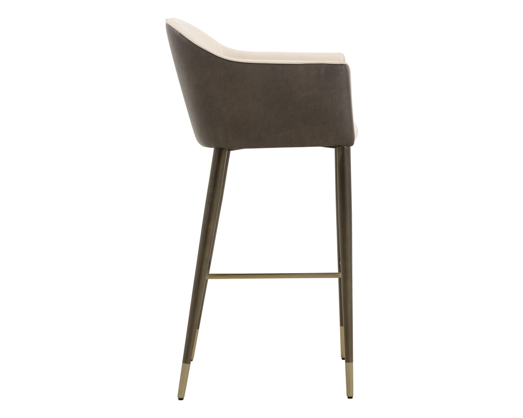 Kylin Barstool - Dillon Cream / Bravo Ash