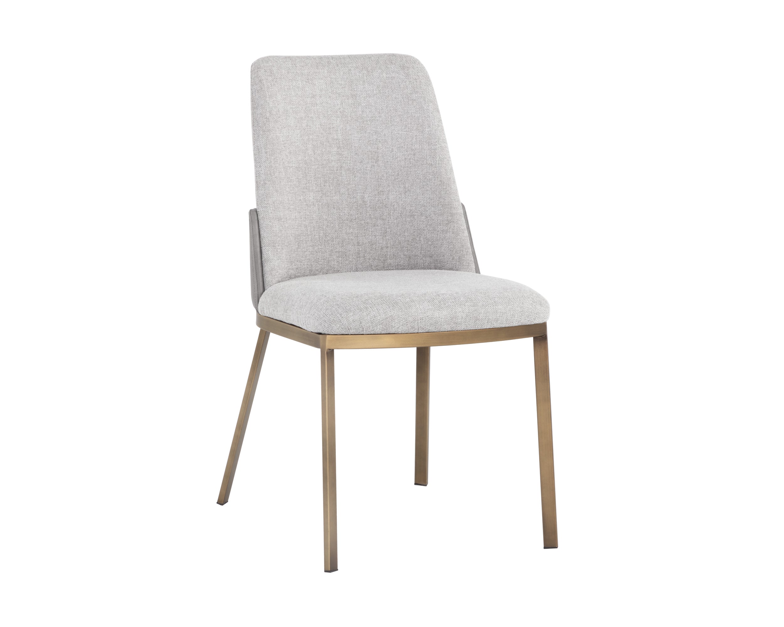 Marie Dining Chair - Belfast Heather Grey / Bravo Metal