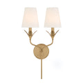 Broche 12'' Antique Gold Sconce