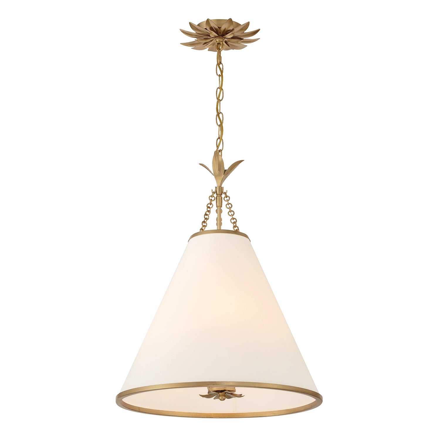 Broche 18'' Antique Gold Pendant