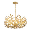 Broche 23'' Antique Gold Chandelier