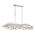 Broche 50.5'' Antique Silver Linear Chandelier