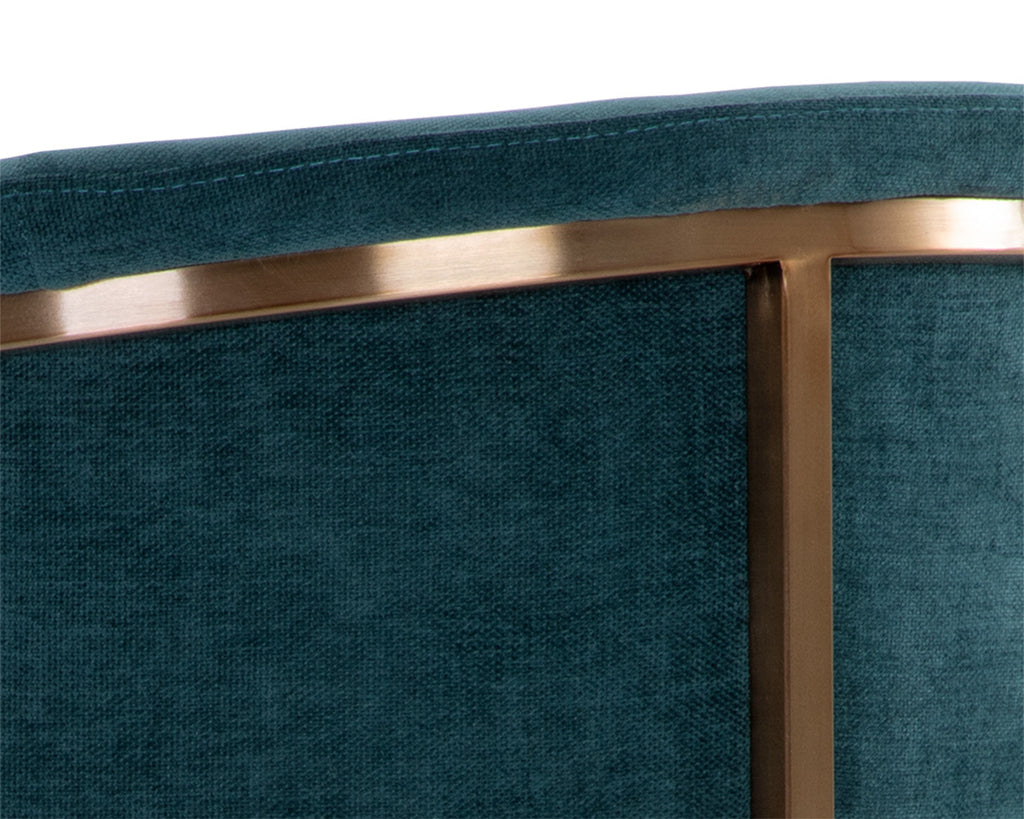Marris Dining Armchair - Gold - Danny Teal