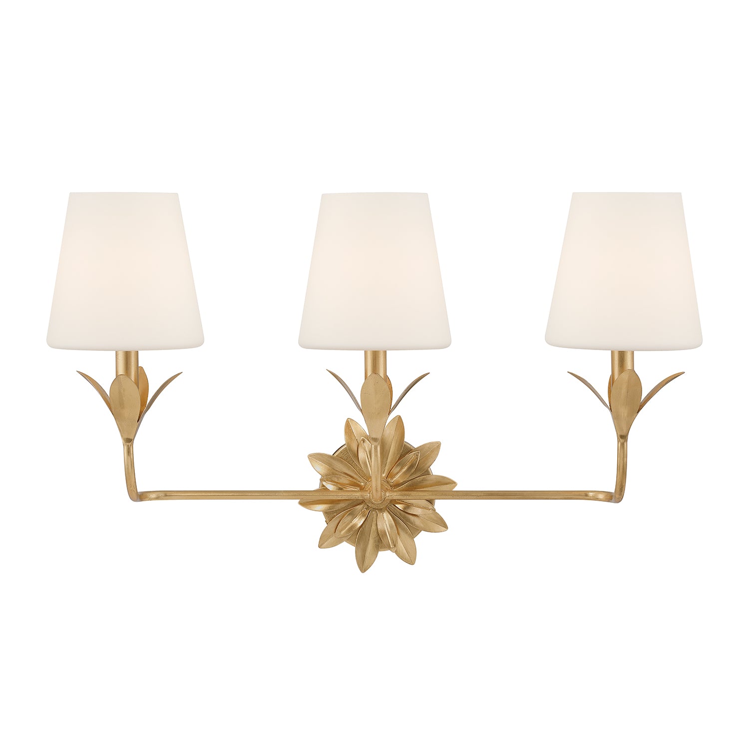 Broche 25'' Antique Gold Bathroom Vanity