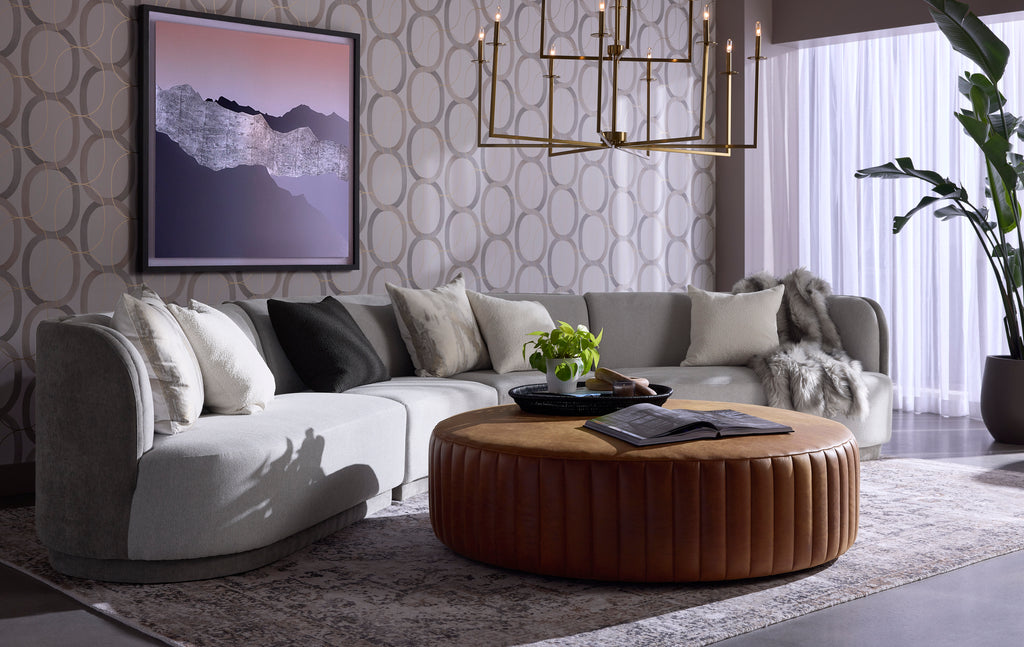 Divano Ottoman - Lucia Tobacco Leather