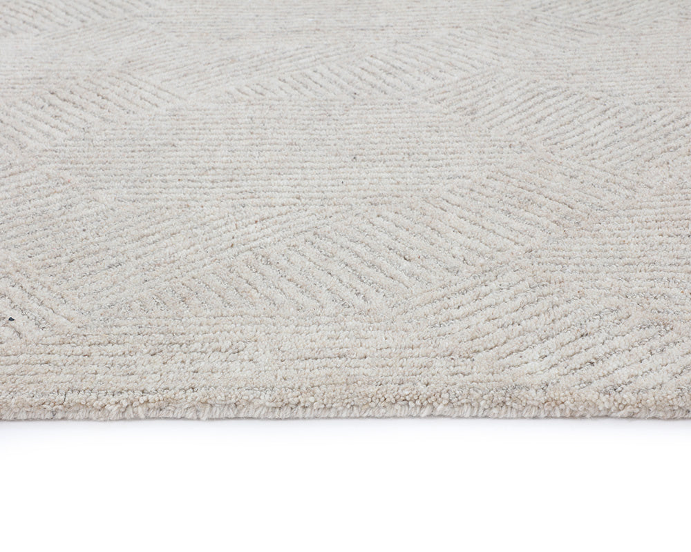 Calais Hand-Tufted Rug - Oatmeal / Grey - 8' X 10'