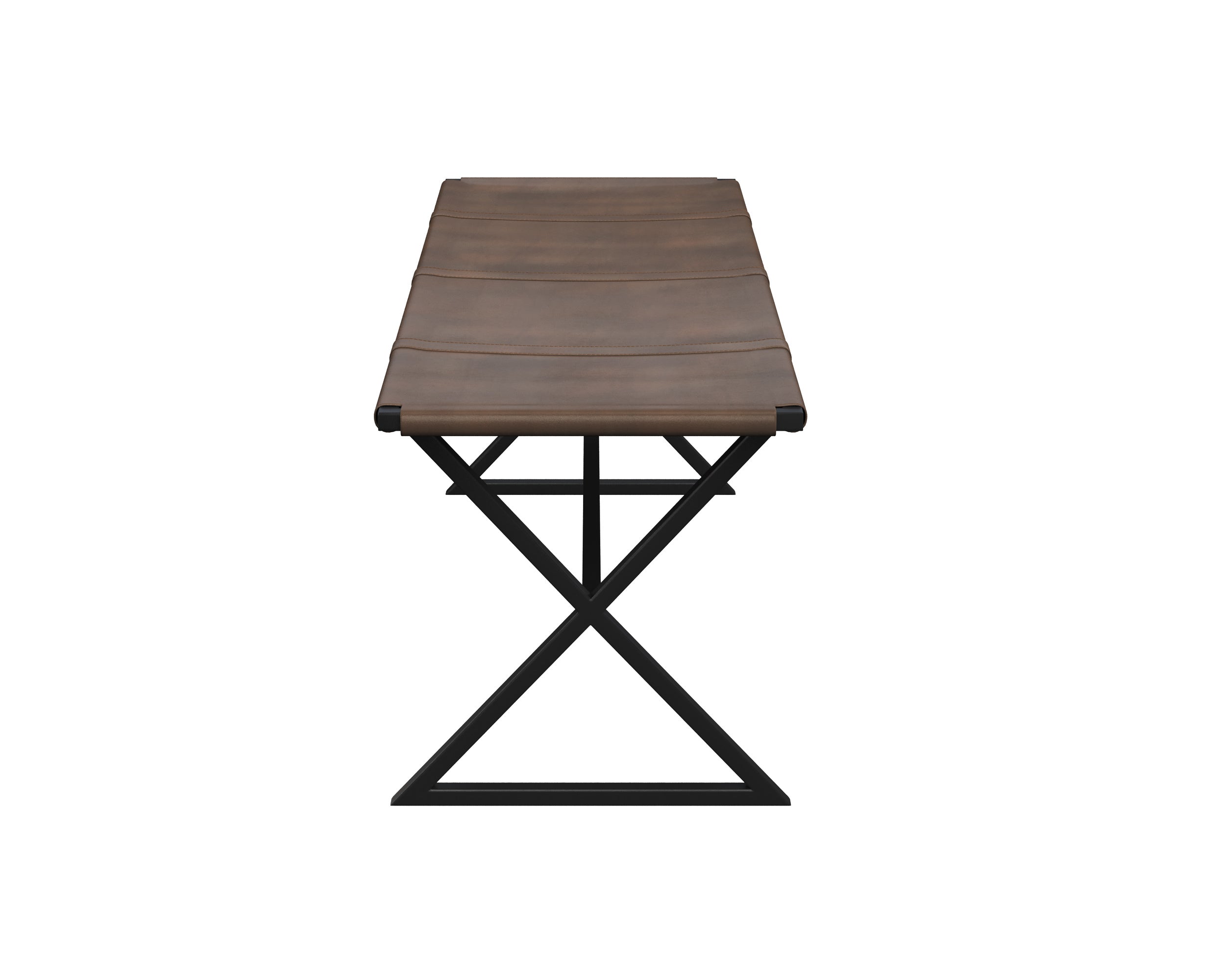 Elon Bench - Vintage Cognac Leather