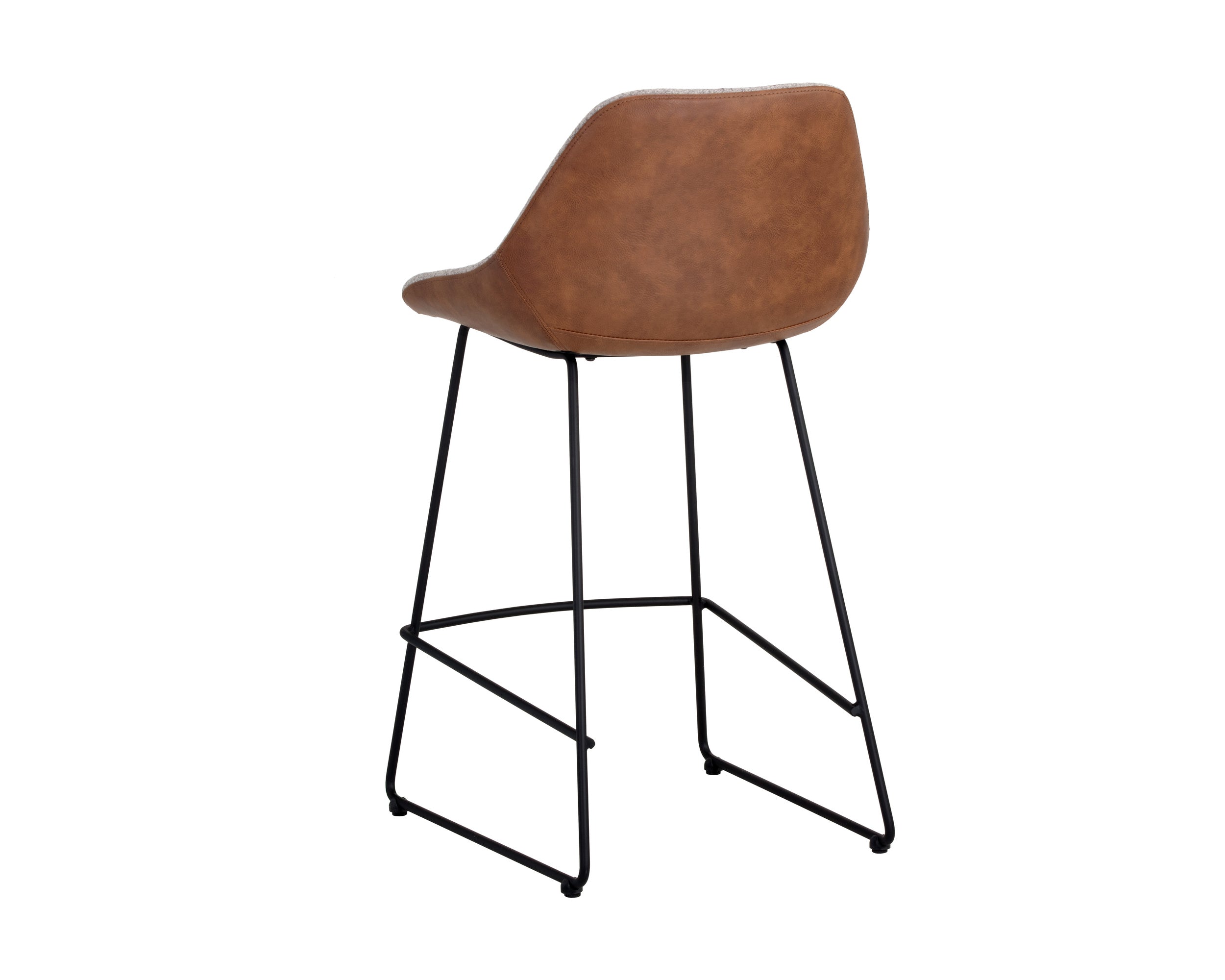 Mccoy Counter Stool - Cinnamon Brown / November Grey