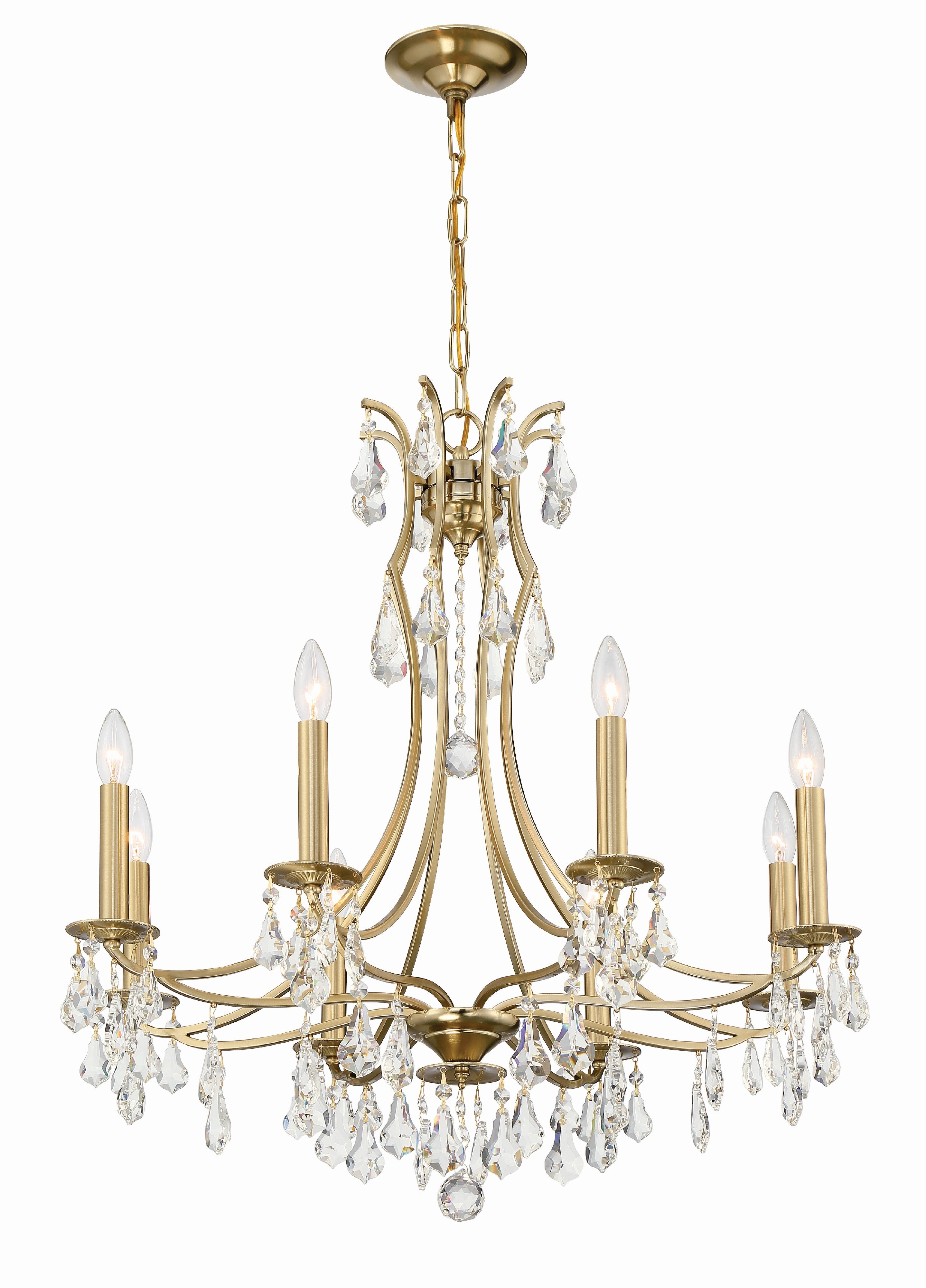 Cedar 28'' Vibrant Gold Chandelier