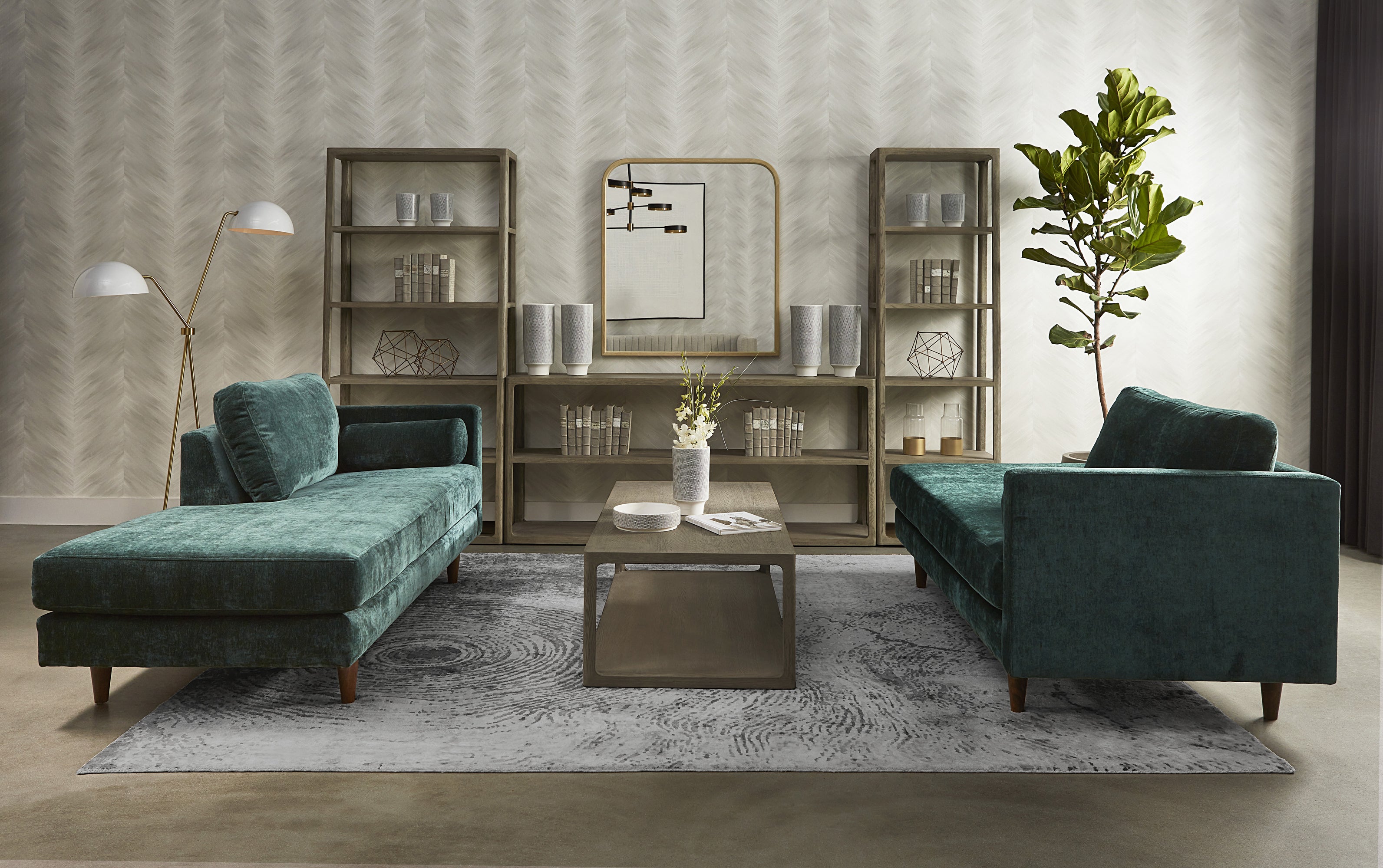 Doncaster Bookcase - Large - Smoke Grey