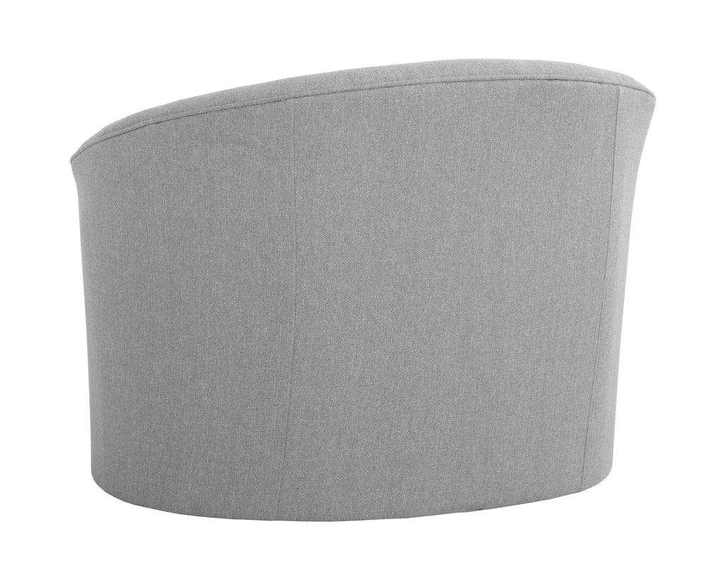 Grimaldi Swivel Armchair - Liv Dove
