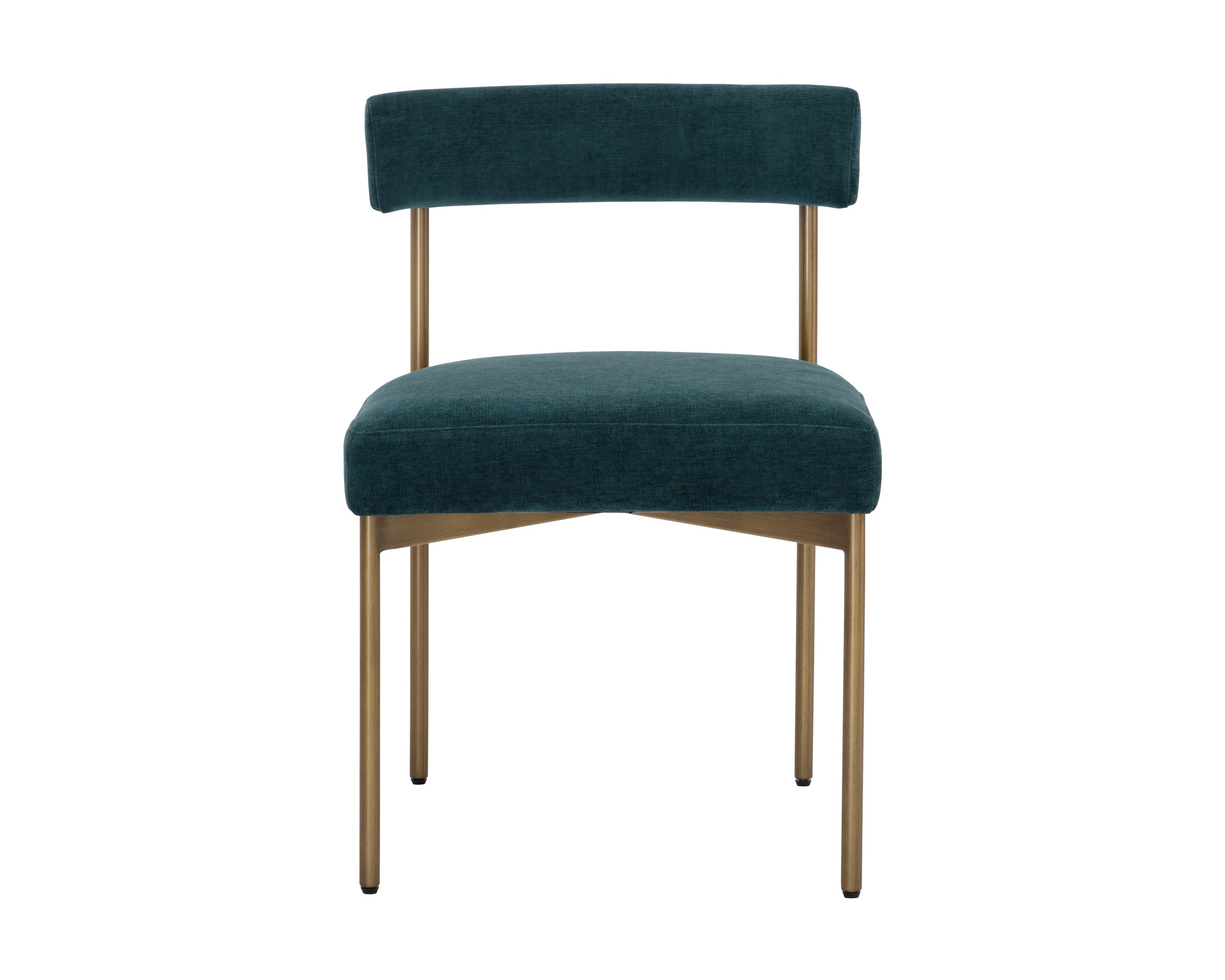 Seneca Dining Chair - Antique Brass - Danny Teal