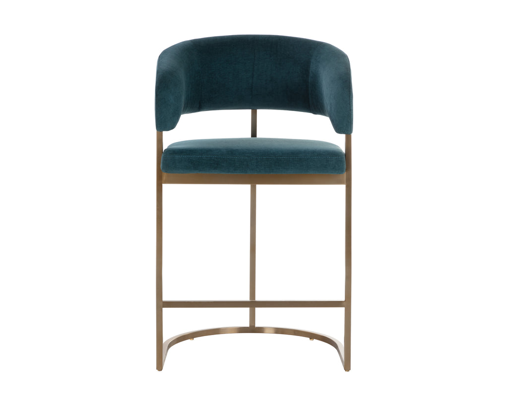 Marris Counter Stool - Gold - Danny Teal