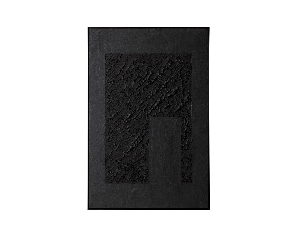 Shadow Work - 40" X 60" - Black Floater Frame