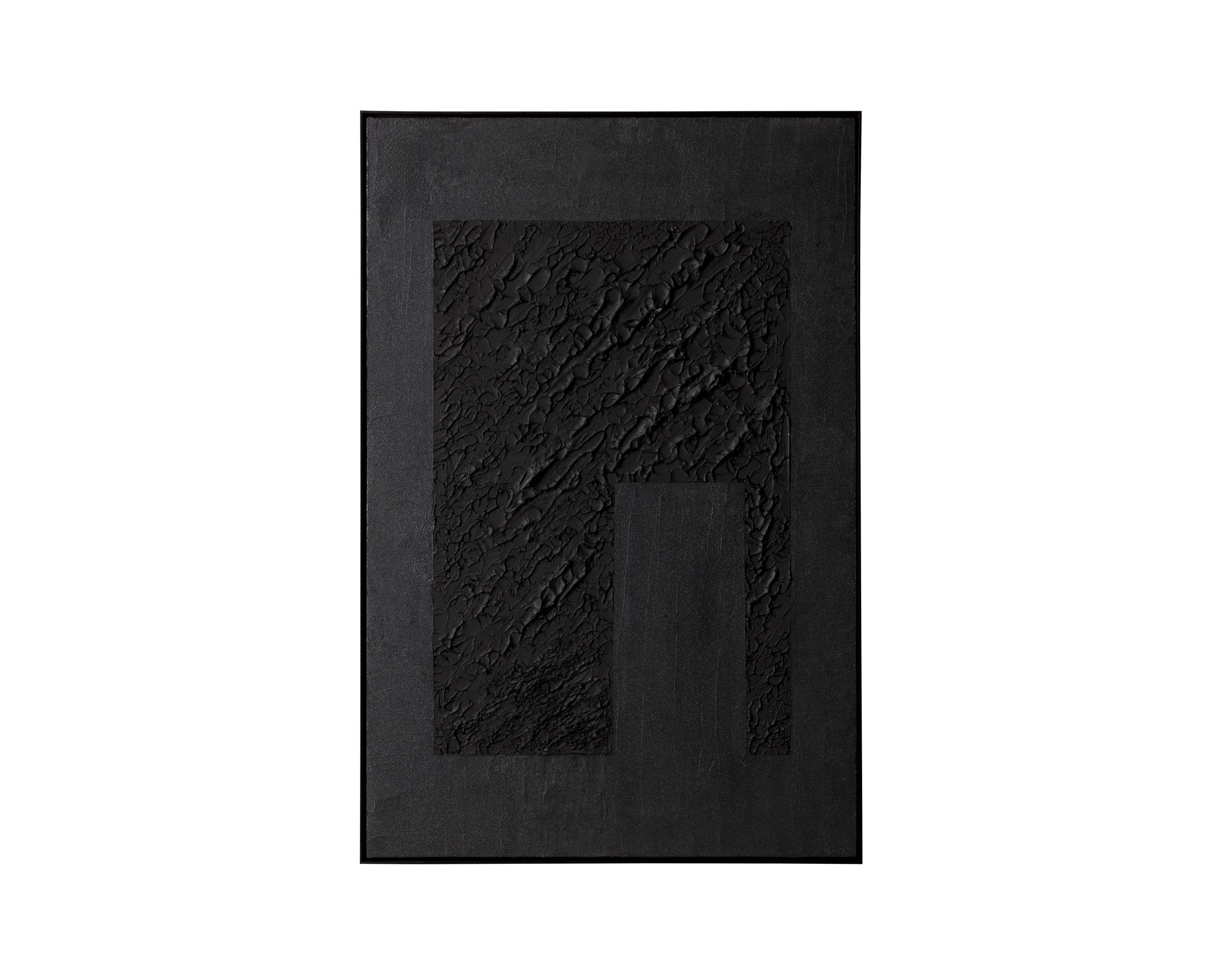 Shadow Work - 40" X 60" - Black Floater Frame