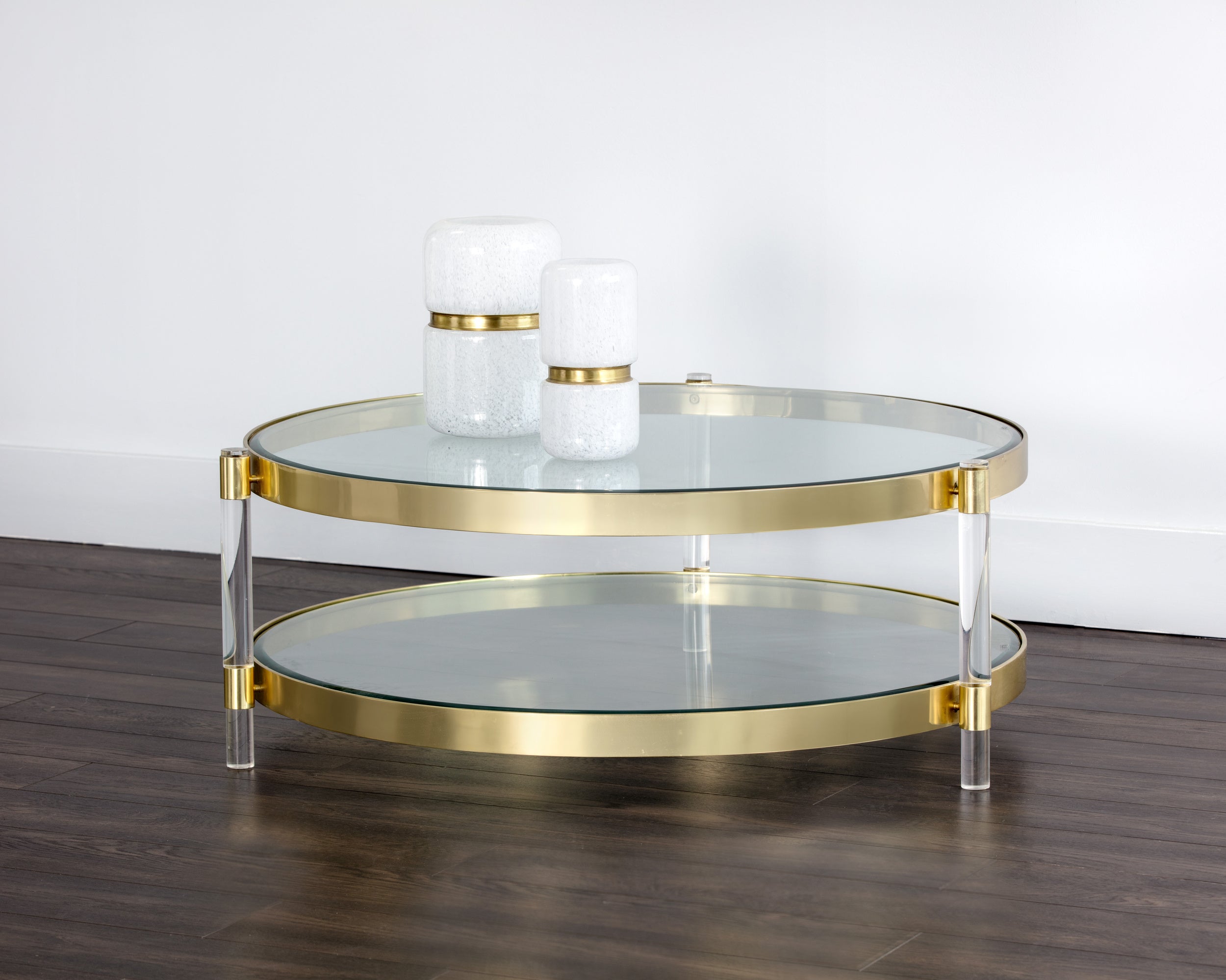 York Coffee Table - Brass