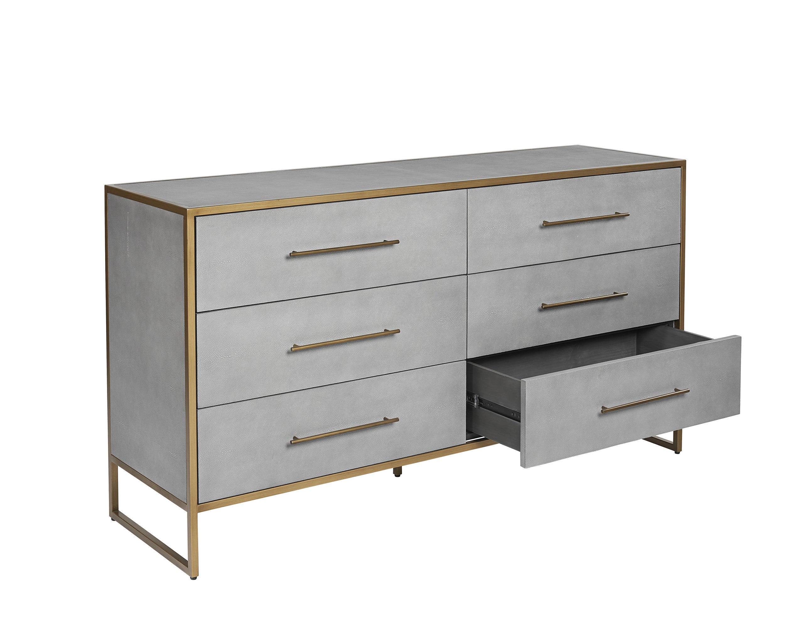 Venice Dresser - Grey Shagreen