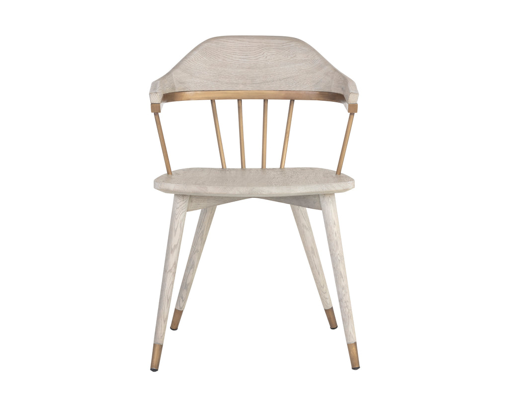 Demi Dining Armchair - Grey