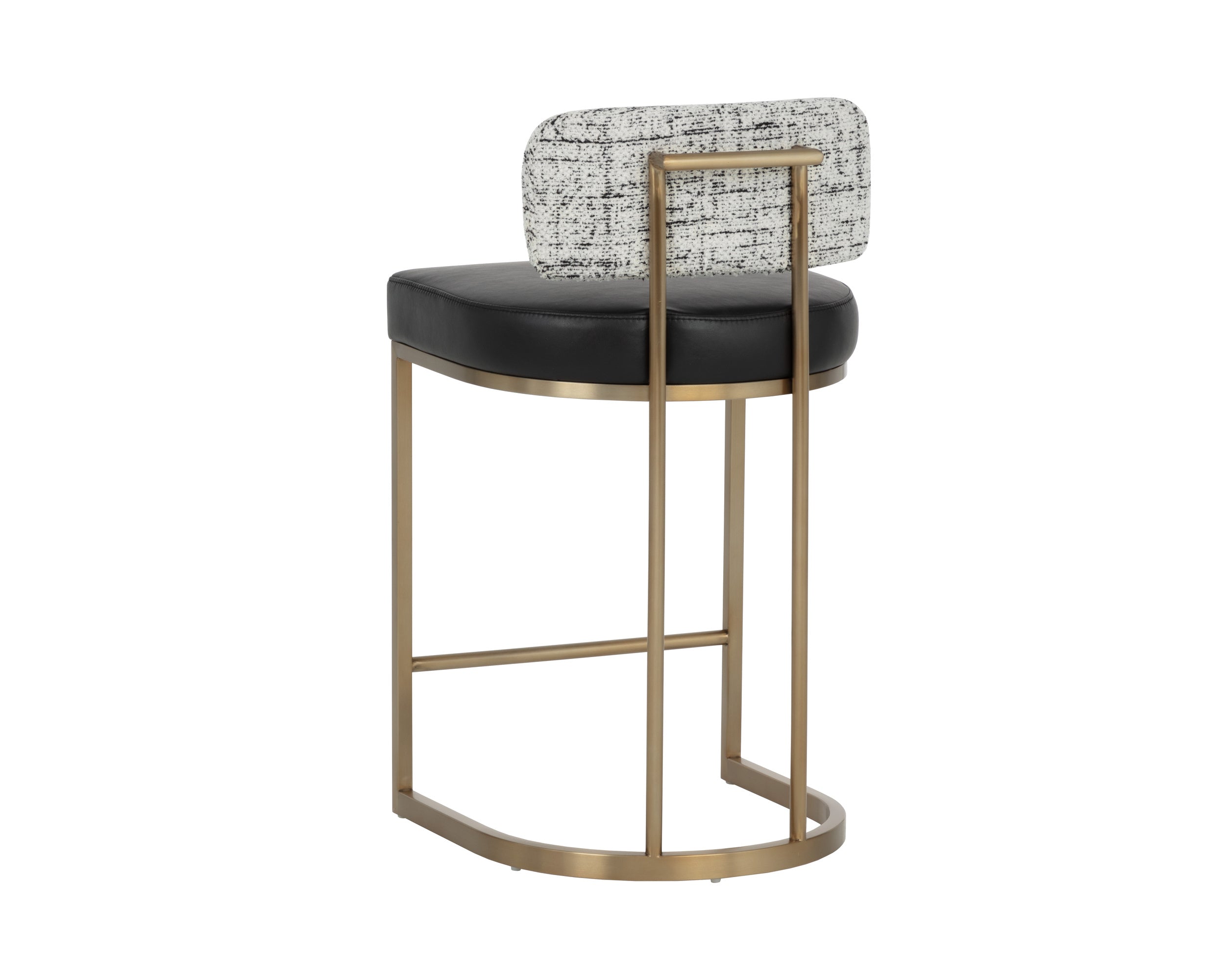 Larissa Counter Stool - Bravo Black / Halton Birch