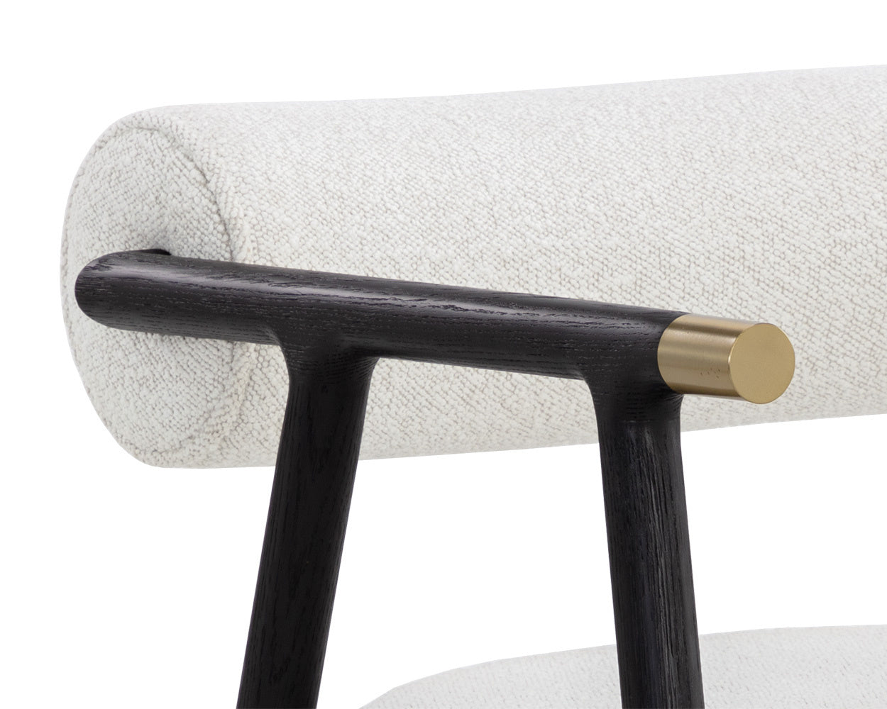Sova Dining Armchair - Black - Copenhagen White