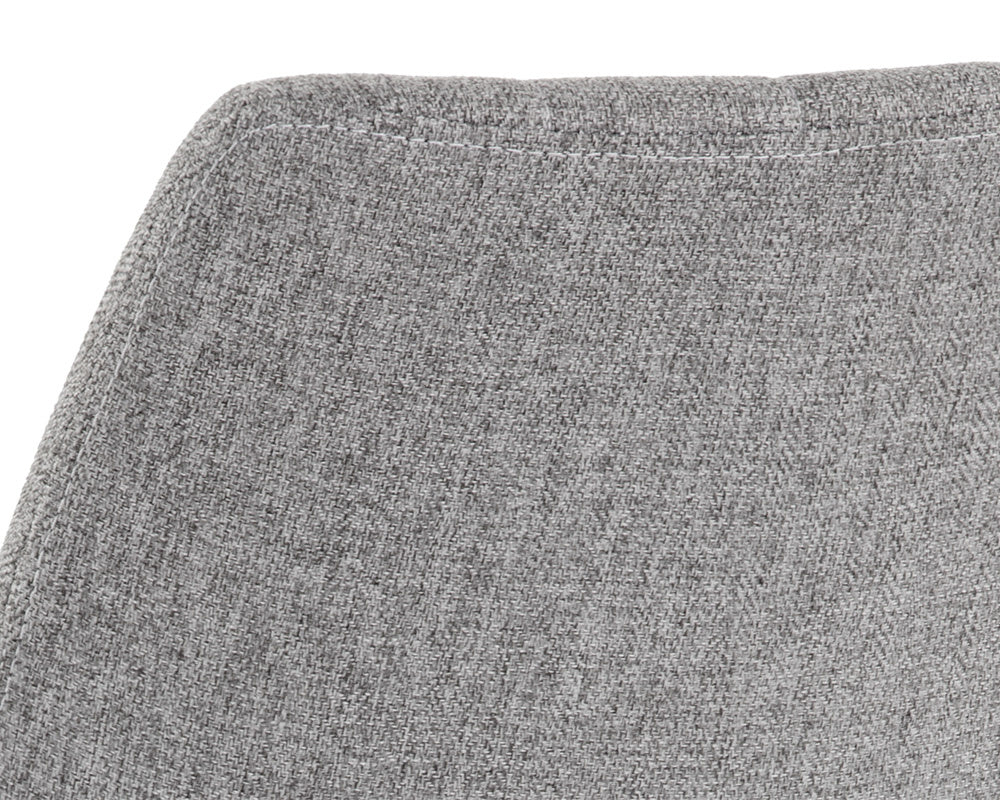 Drew Dining Chair - Black - Light Grey