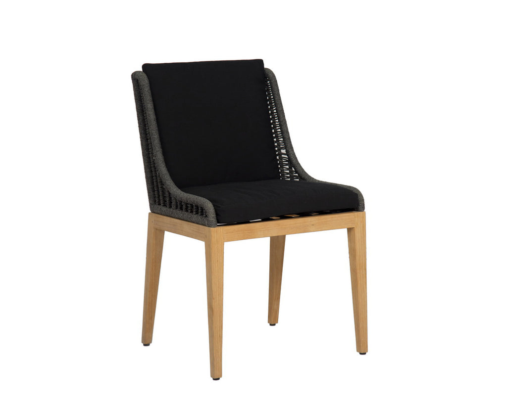 Sorrento Dining Chair - Natural - Arashi Black