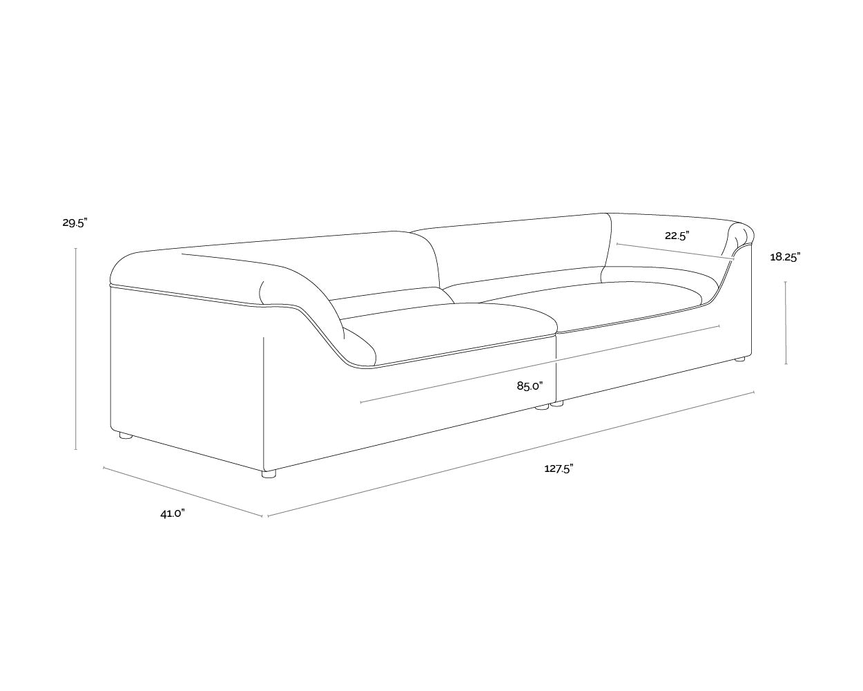 Gladys Sofa - Copenhagen Olive