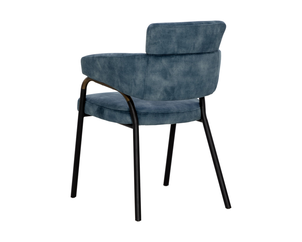 Sharqui Dining Armchair - Nono Petrol