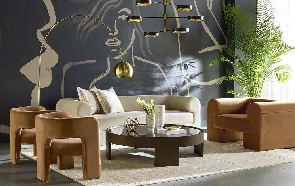 Isidore Lounge Chair - Meg Gold