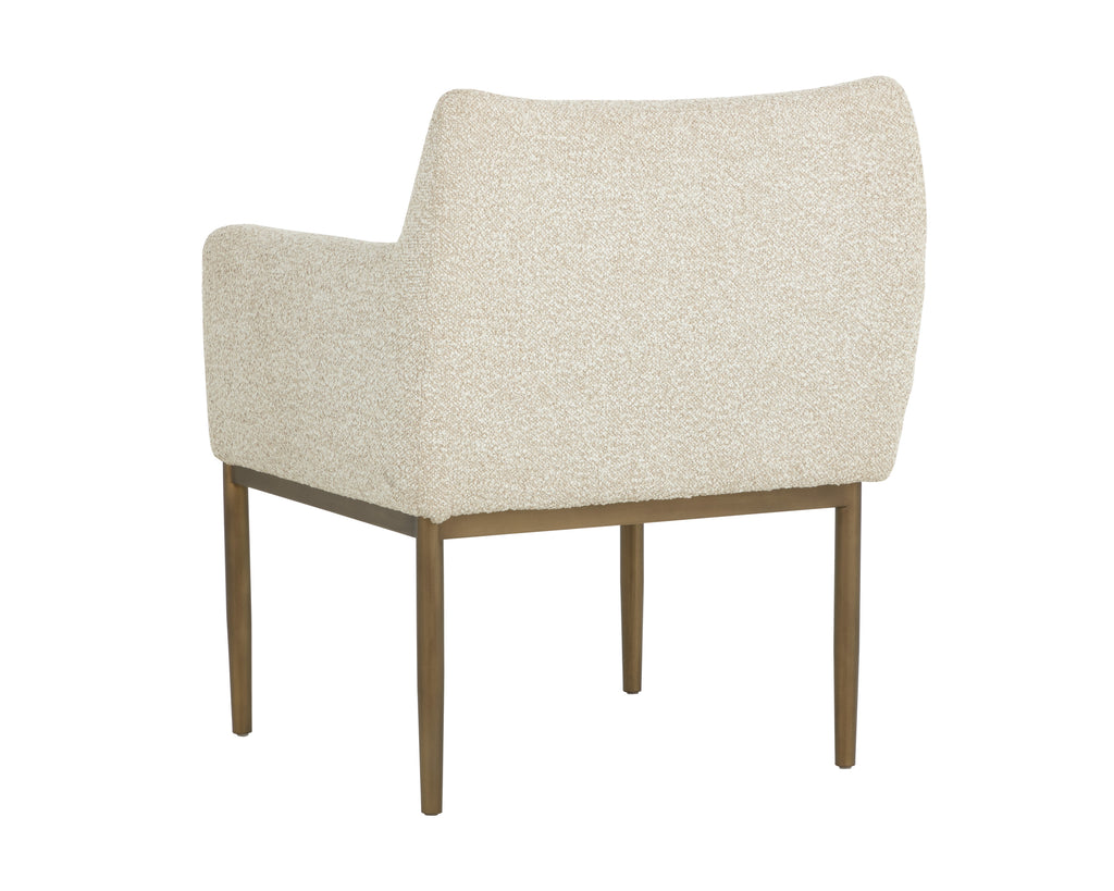 Olea Dining Armchair - Santa Cruz Oatmeal