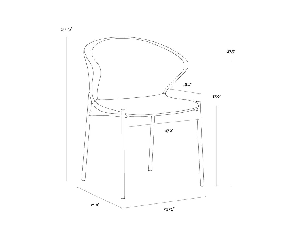 Eric Dining Chair - Nono Dark Green
