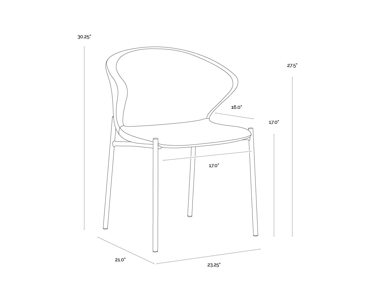 Eric Dining Chair - Nono Dark Green