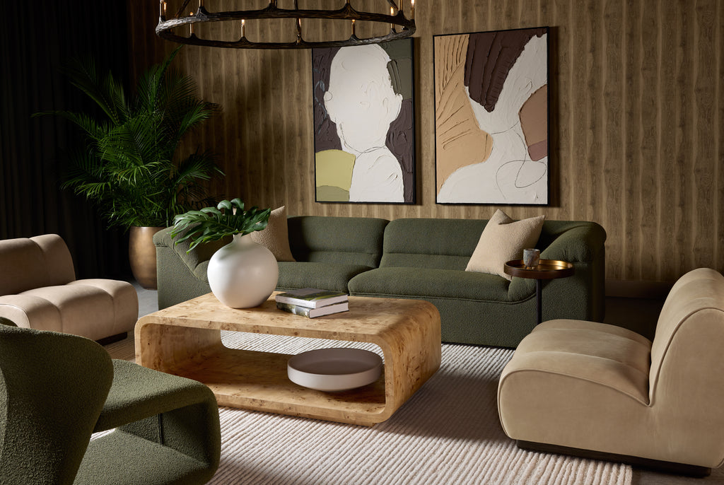 Blaise Swivel Lounge Chair - Sahara Sand Leather