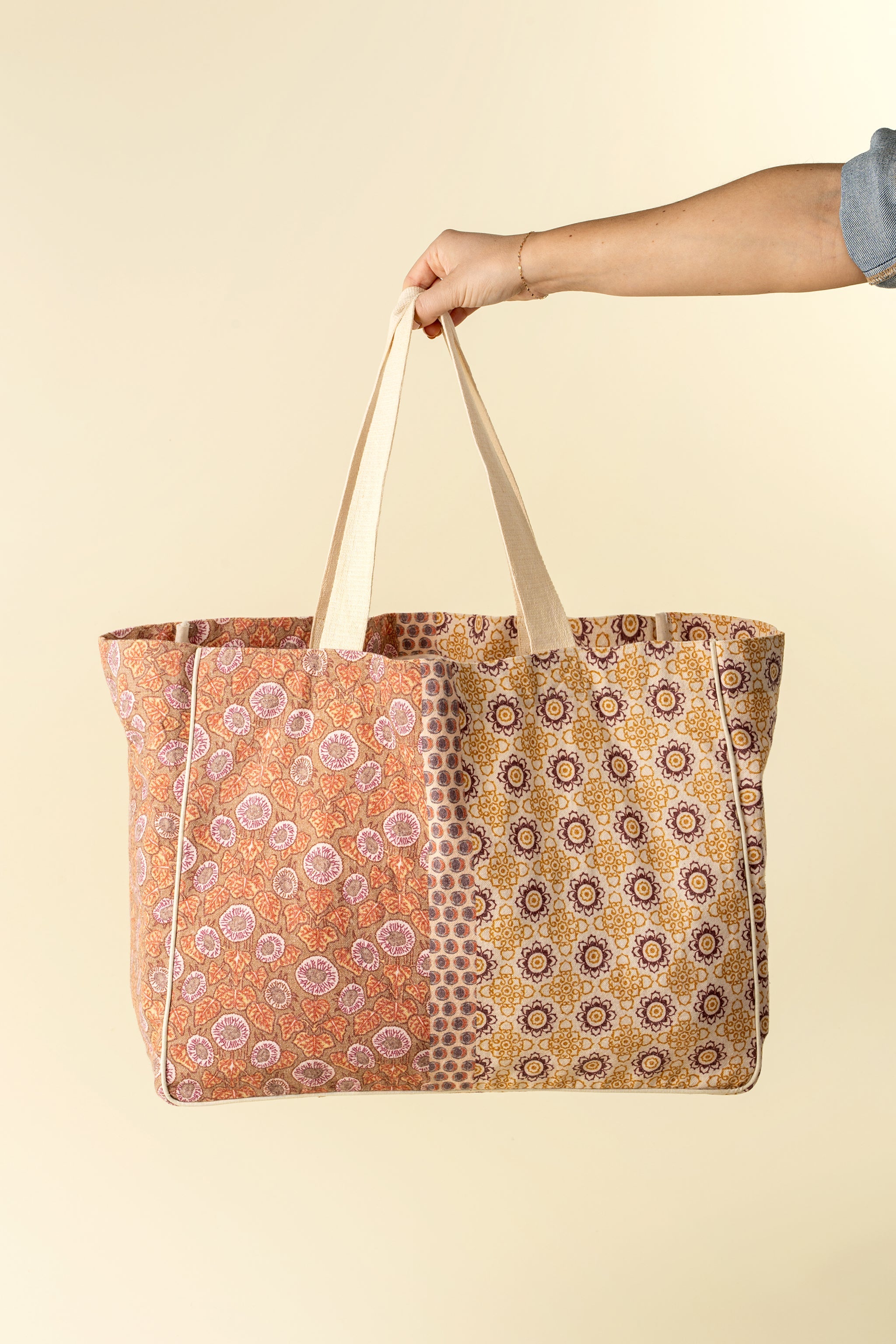 Cleo Market Bag, Peach