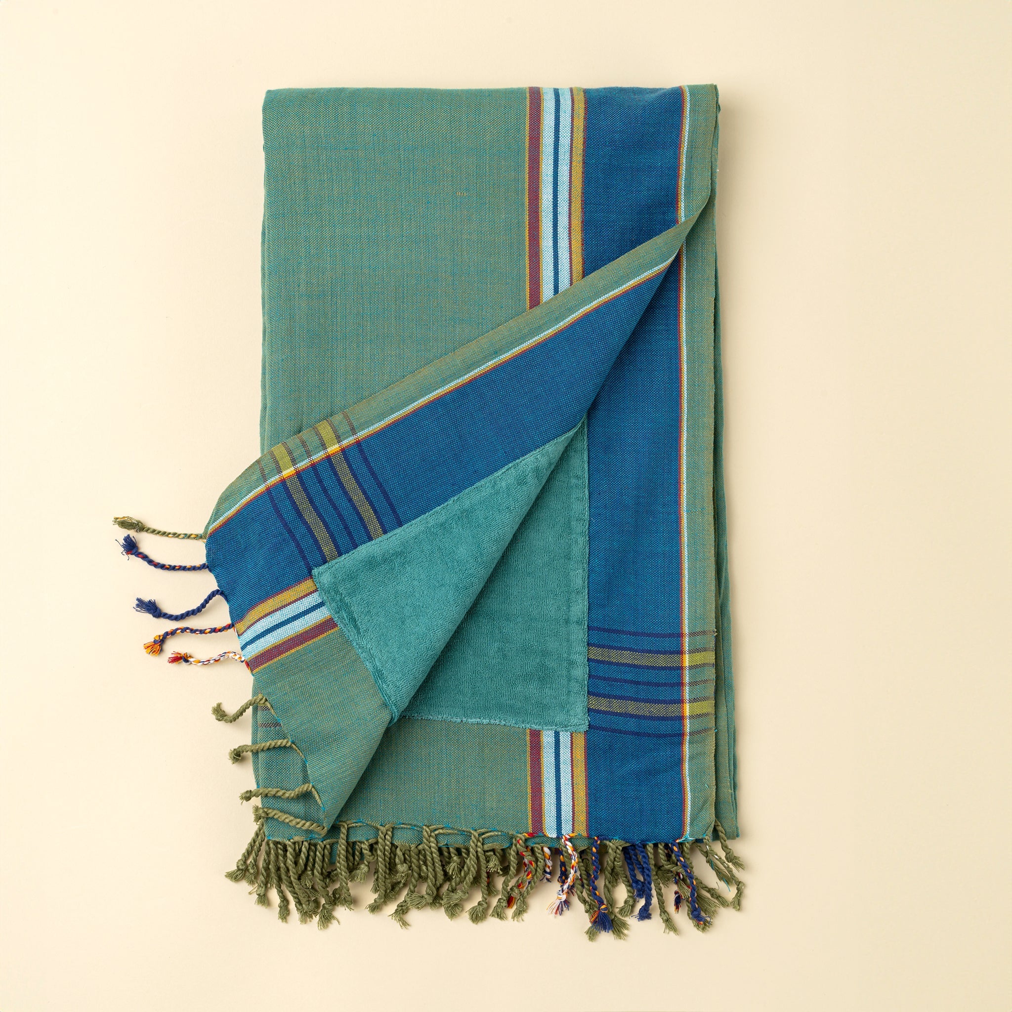 Kikoy Beach Towel/Sarong, Teal