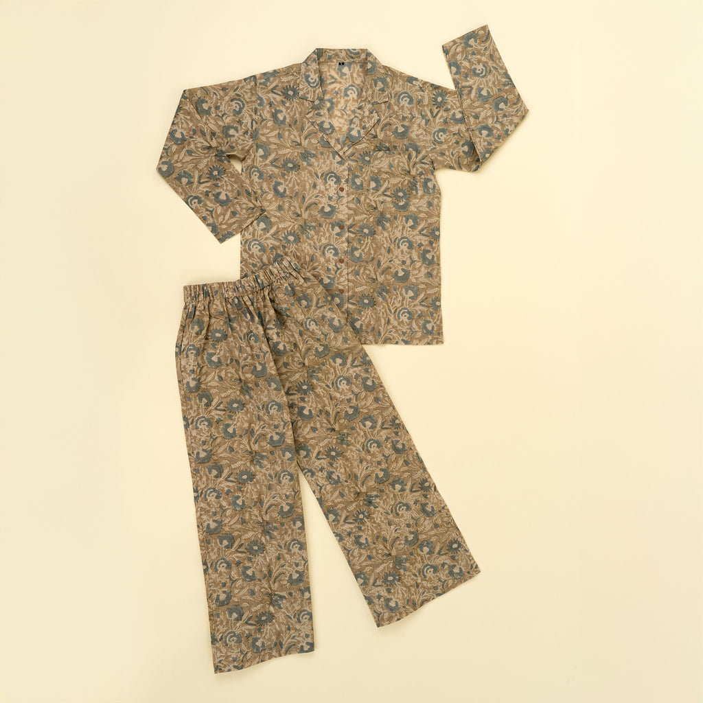 Shalini Block Print Pyjama Set - L/XL