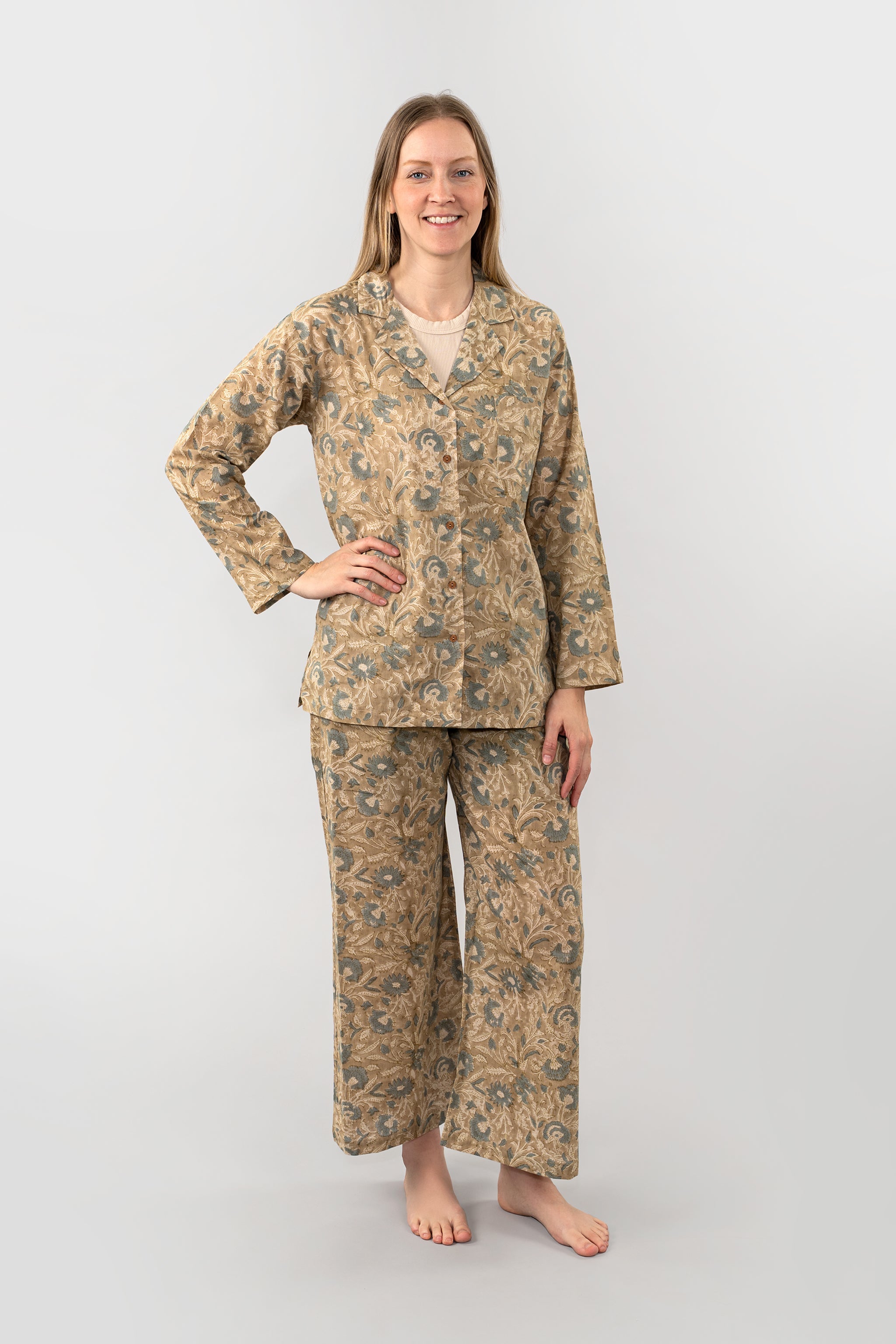 Shalini Block Print Pyjama Set - L/XL