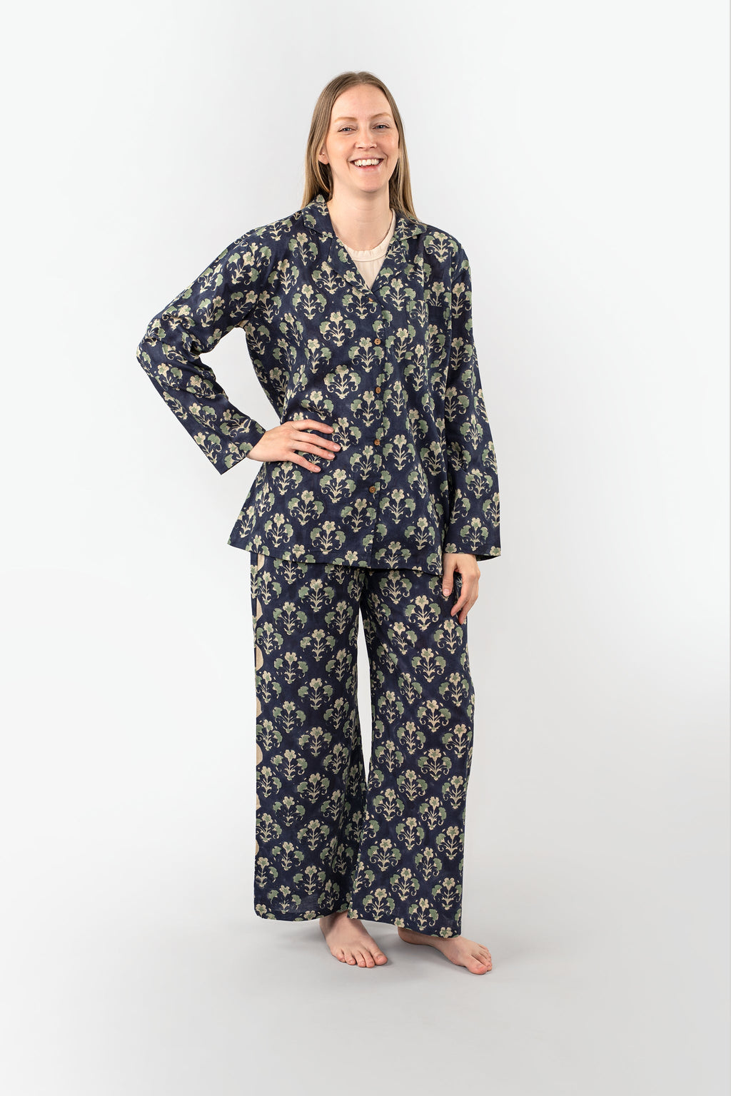 Kavita Block Print Pyjama Set - L/XL