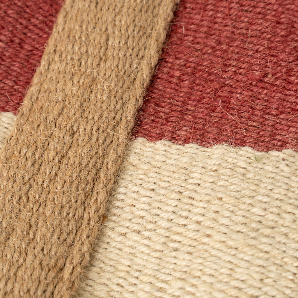 Jute Basket Bag, Pink