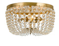 Rylee 12.5'' Antique Gold Flush Mount