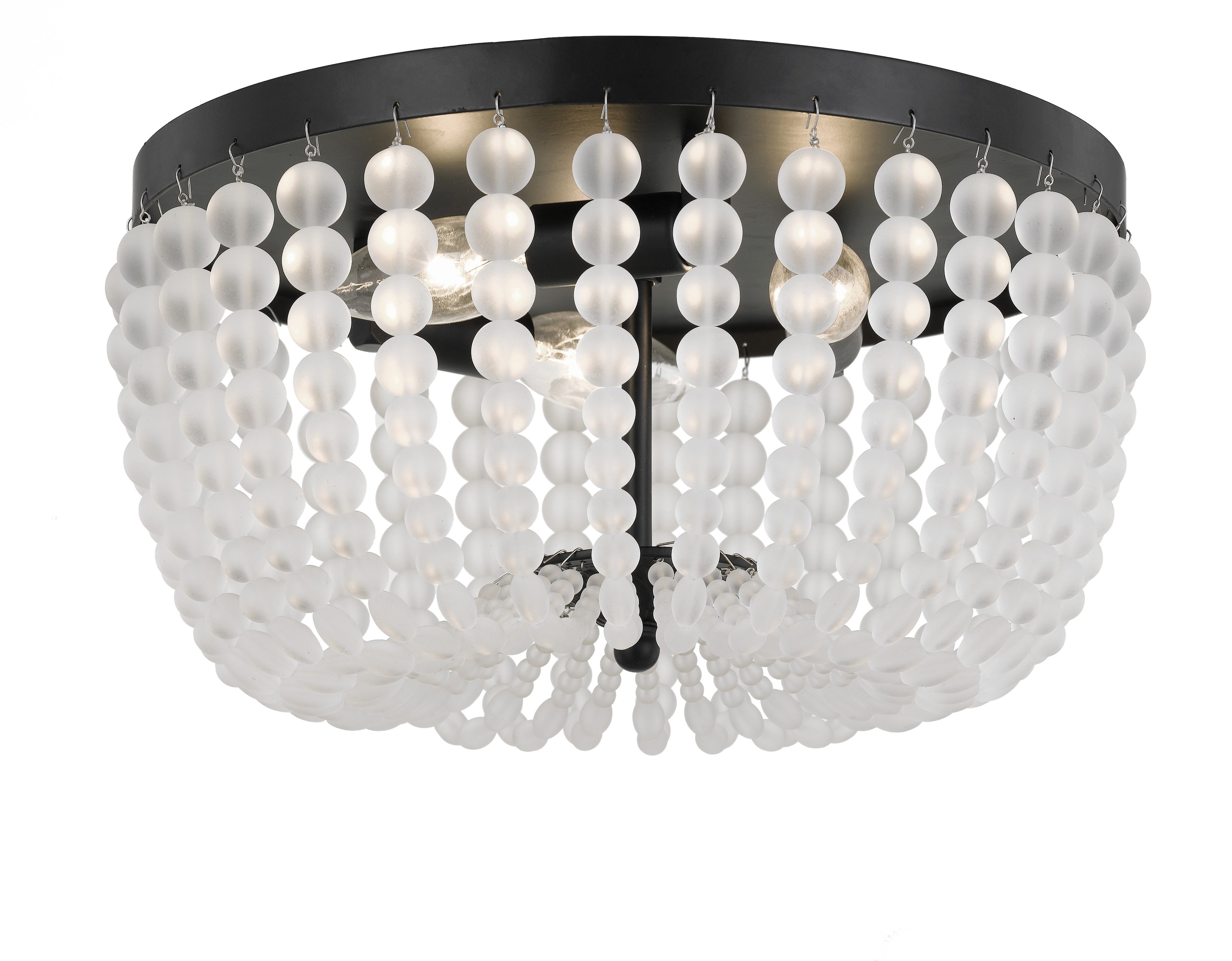 Rylee 12.5'' Matte Black Flush Mount