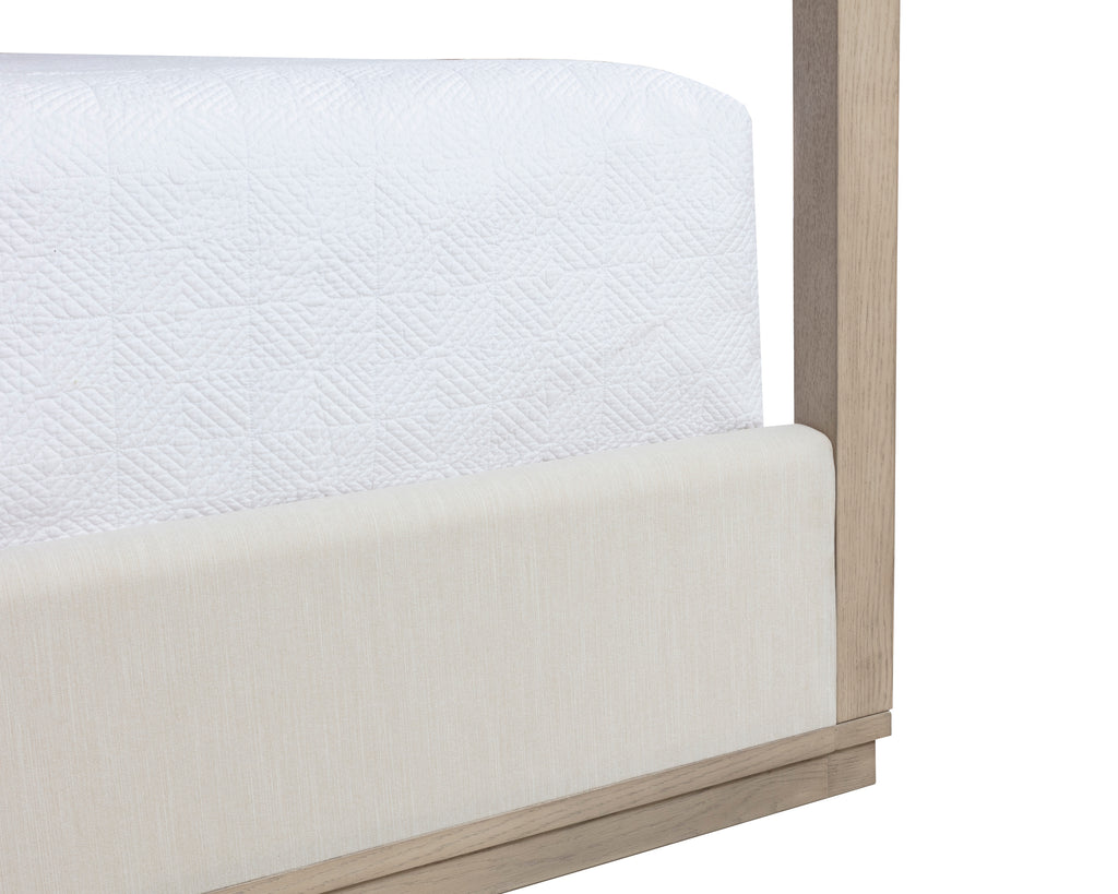 Hoyos Canopy Bed - King - Topaz Beige