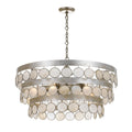 Coco 22'' Antique Silver Chandelier