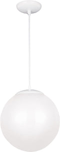 Leo Hanging Globe XL Pendant | White | Smooth White Glass Bulb(s) Not Included