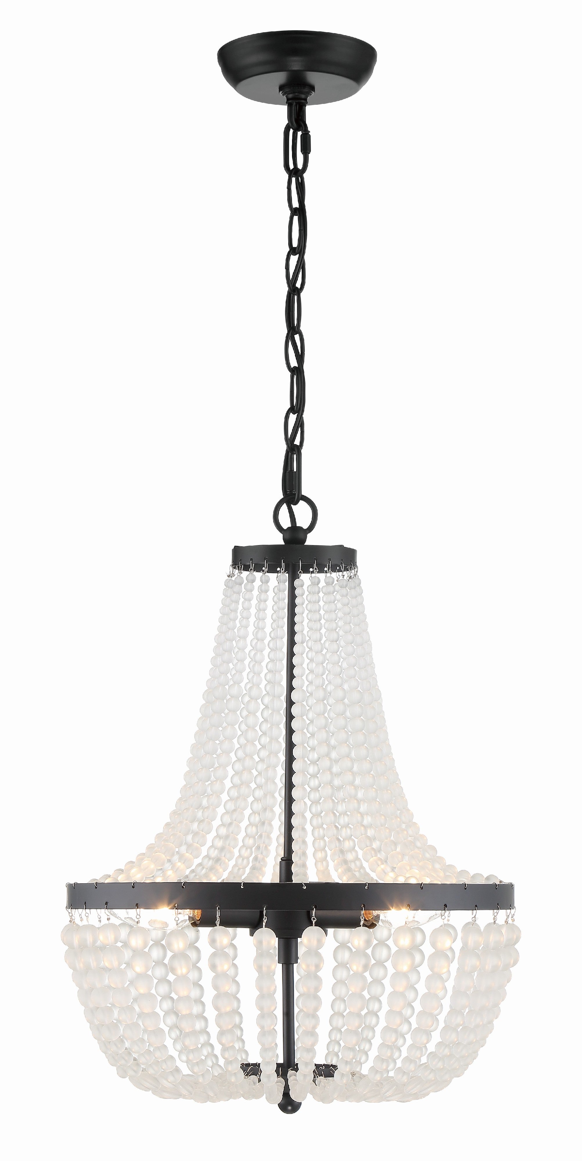 Rylee 14'' Matte Black Chandelier
